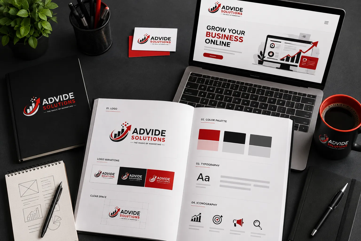 Brand-style-guide-document-as-part-of-a-brand-identity-checklist