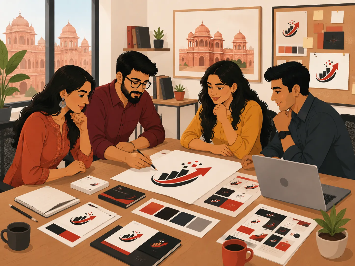 Collaborative-Branding-Session-in-Jaipur-Office