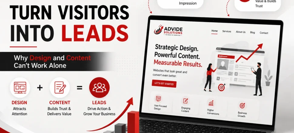 Design and Content Drive Leads turn-visitors-into-leads