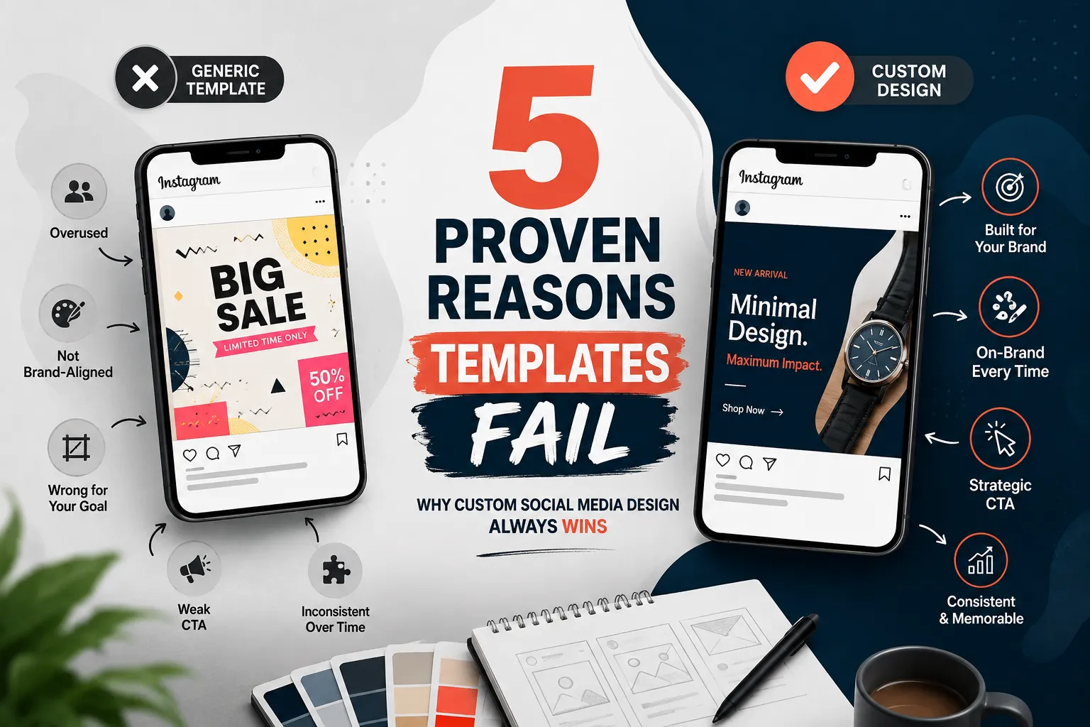 custom social media design